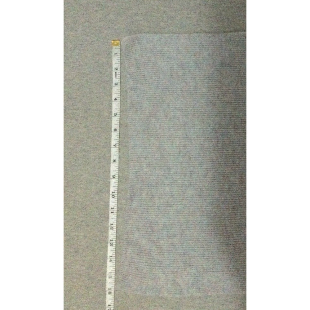 J.Crew gray scarf Ribbed wool polyamide alpaca 68x15.5" one size - Picture 13 of 14